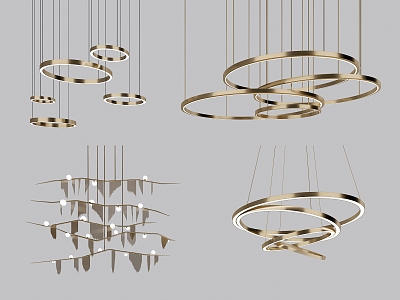 Ring chandelier model