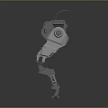 Modern Robot Assistant Small Robot Butler 3d model