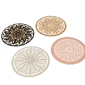 Round carpet 3d model