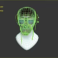 Weapon Military Helmet With Leather Construction Goggles And Breathing Apparatus Displayed On Mannequin