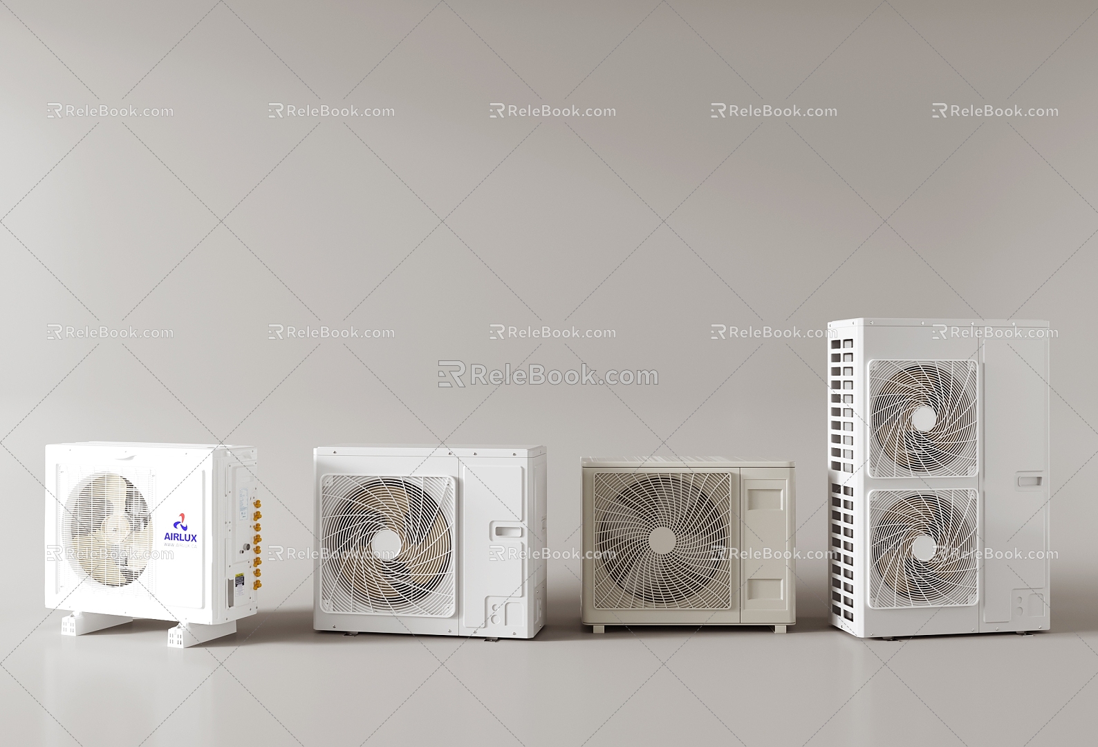 Air conditioner external unit central air conditioner external unit air conditioner hang-up 3d model