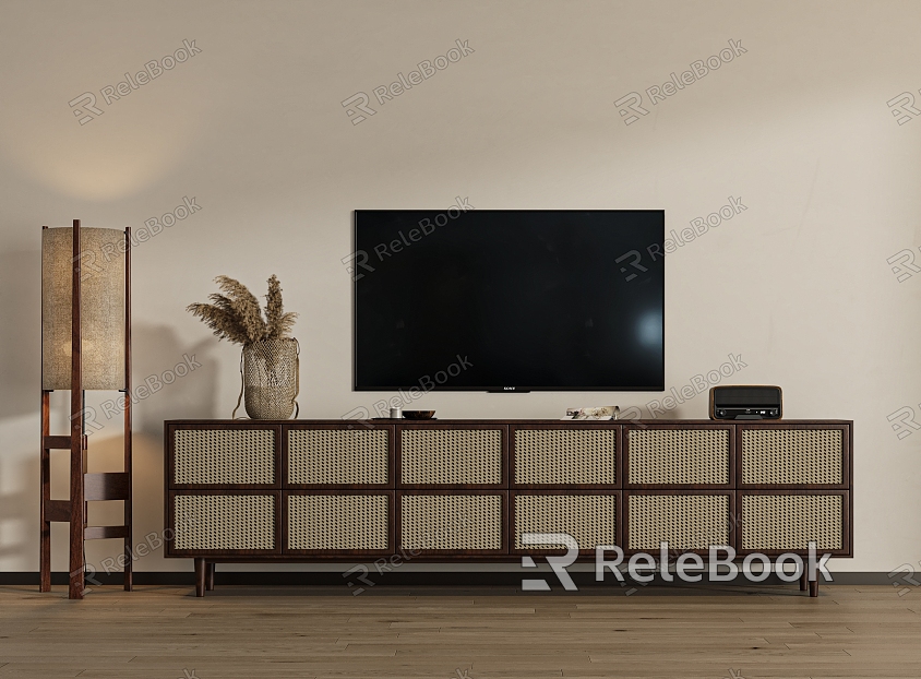 Quiet Ancient TV Cabinet model