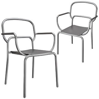 Moyo Iron Single Chair 18 3d model