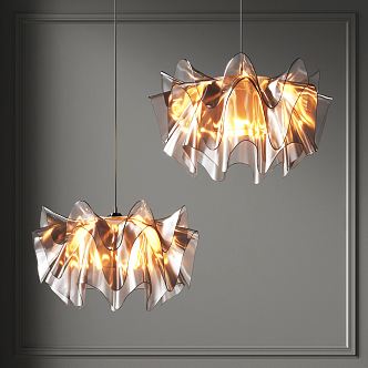 Modern chandelier 3d model