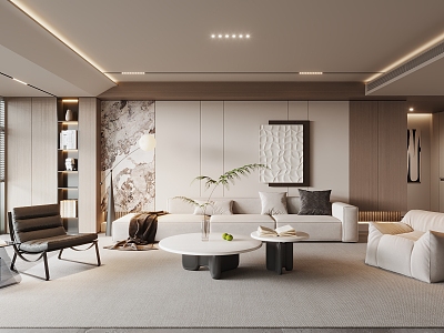 modern living room home living room 3d model