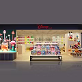 Disney Specialty Store With Colorful Toys Merchandise Mickey Items And Collectible Displays