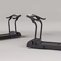Modern Sports Equipment Treadmills with Digital Display and Handrails for Home Fitness Use