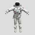 Modern astronaut spacesuit spaceships spacesuit spaceships low face number low model simple mo 3d model