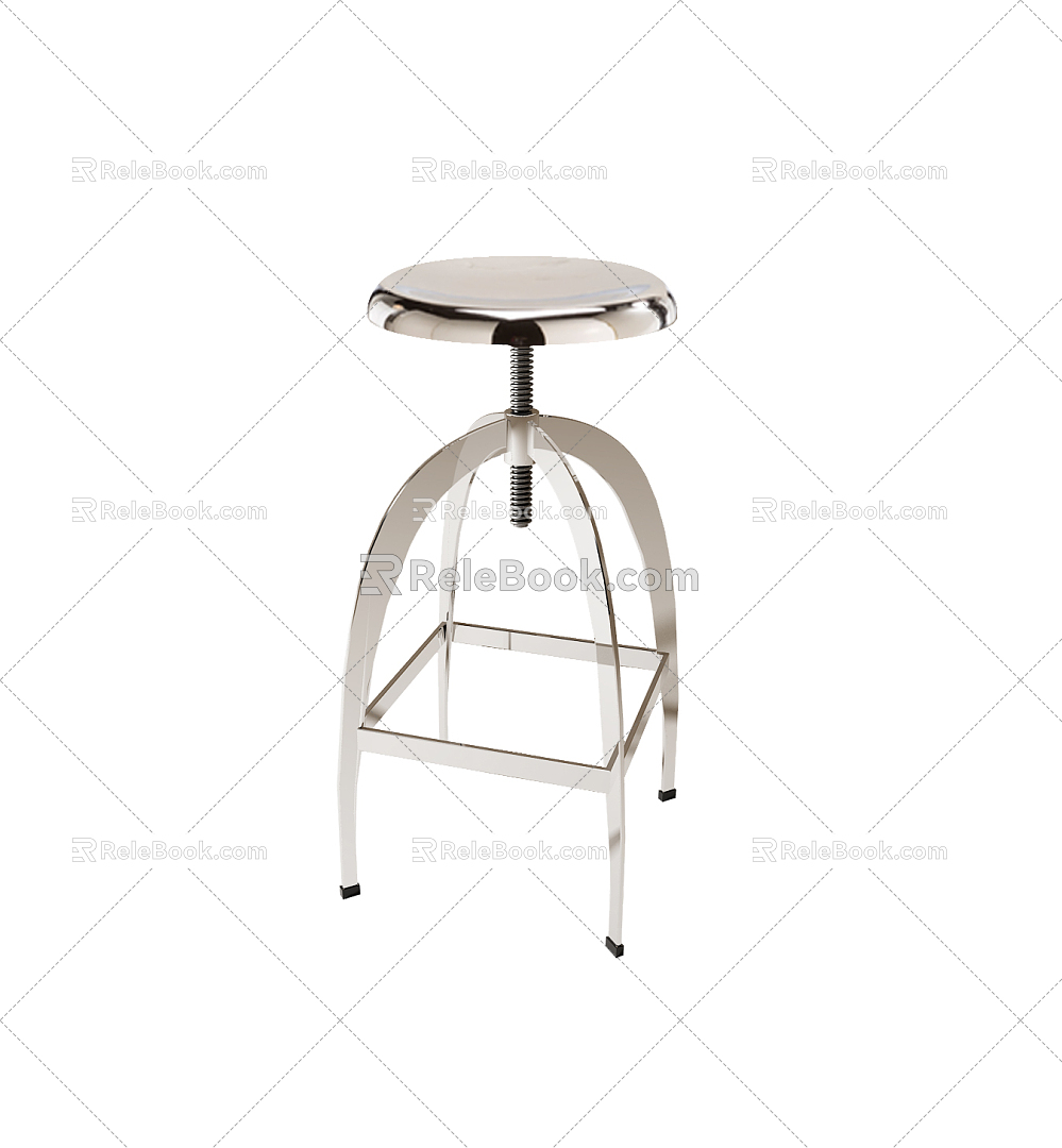 Modern Bar Stool Bar Chair Stool 3d model