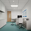 Modern Hospital Outpatient Clinic Interior Design With Beds And Seating