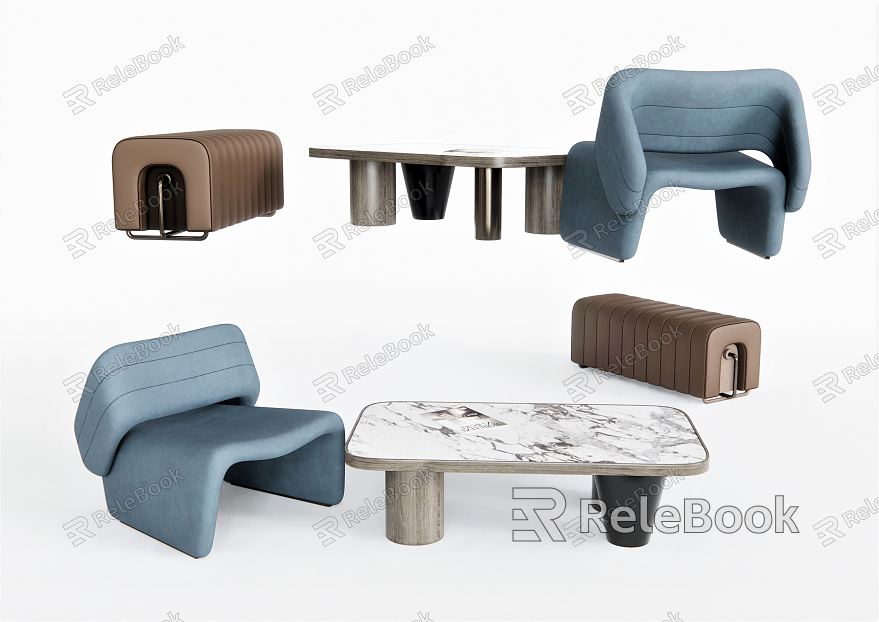 Modern Single Person Sofa Coffee Table Stool Shoe Stool Low Stool Sofa Chair Leisure Sofa Backrest Sofa Reading Sofa model