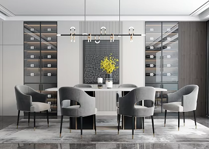 Modern Restaurant 3d model
