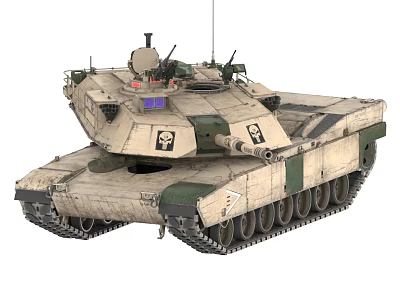Abrams Main Battle Tank M1 Main Battle Tank American Tank 3d model