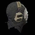 Tactical Skull Pattern Hat With Headphones And Mask Design Elements