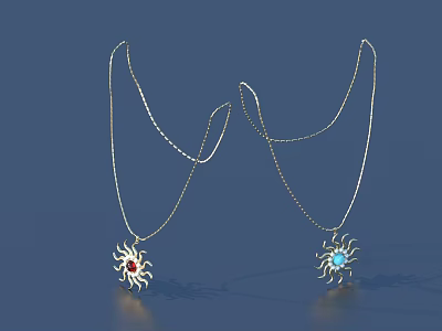 Jewelry Pendant Gem Pendant Diamond Pendant 3d model