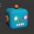 Robot Robot Assistant Small Robot Robot Butler Robot Butler Figure Game Figure 3d model