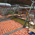 modern water pipe valve abandoned ditch 3d model