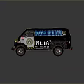 Customized META POLICE Van Featuring Police Logo And Unique Design Details