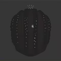 Intricate Braided Metal Helmet Design With Decorative Patterns And Shiny Finish