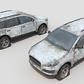 old car worn-out car car 3d model