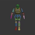 Sci-Fi Armor Alien Armor Sci-Fi Armor High-Tech Armor Futuristic Armor Alien Warrior Armor 3d model
