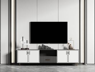 New Chinese TV Cabinet 3d model