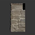 Rustic Textured Brown Brick Wall With Classic Design And Smooth Surface 3d model