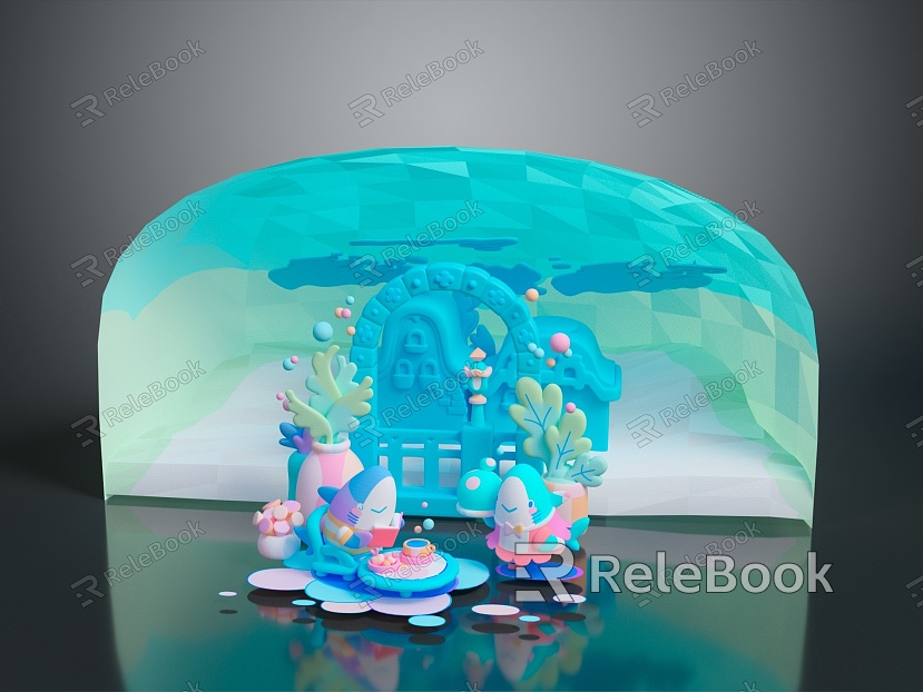 Game Environment Game Scene Fairy Tale Scene Fairy Tale Magic Scene Magic Item Fantasy Scene model