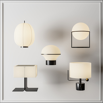 Modern Table Lamp Table Lamp Combination 3d model