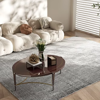 European style coffee table 3d model