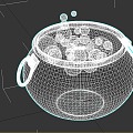 Modern Pot Boiling Pot 3d model