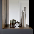 Contemporary Shoe Cabinet With Mirror Open Shelves And Modern Storage Design