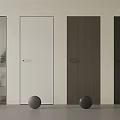 Modern Hinged Doors in Different Colors and Finishes for Interior Design