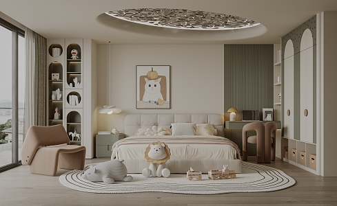 Modern Children's Room 3d model