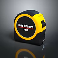 Black And Yellow Tape Measure 10m Length Practical Household Measuring Tool