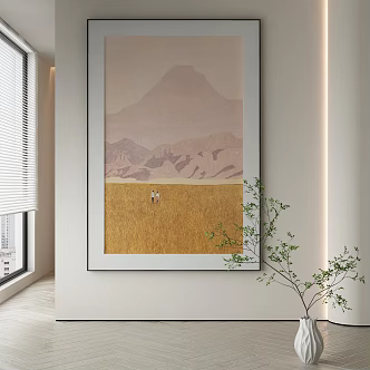 modern decorative painting 3d model