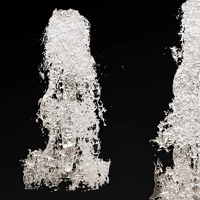 Textured Iron Art Decorations Against Black Background 3d model Textured Iron Art Decorations Against Black Background 3d model