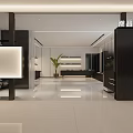 Modern Clothing Store Interior Design With Display Racks And Stylish Lighting
