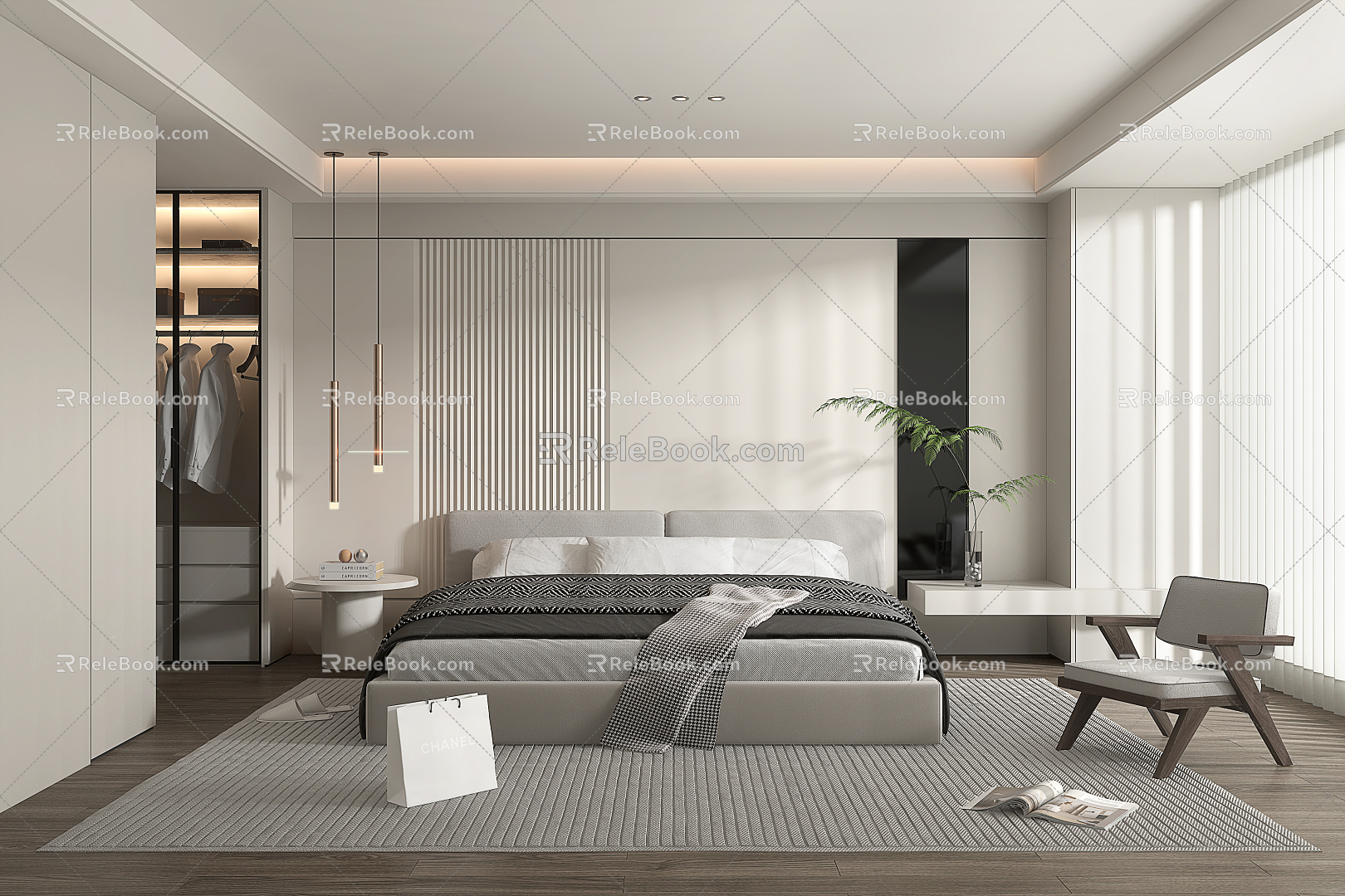 Modern Bedroom 3d model