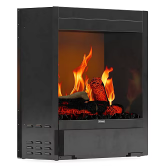 modern fireplace stove 3d model