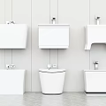 Various White Toilet Designs Displayed In Modern Bathroom With Different Styles