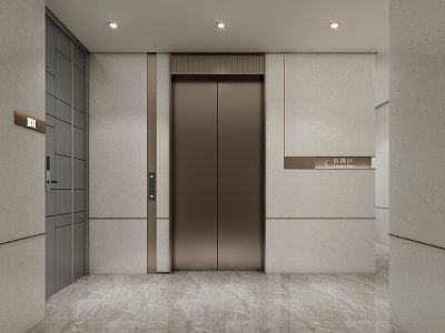 Elevator hall model