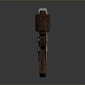 Durable Construction Hammer With Wooden Handle Red Grip And Blue Metal Head
