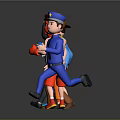Diverse Cartoon Characters With Various Professions And Colorful Costumes Standing Together