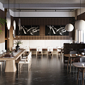 New Chinese Cafe 3d model