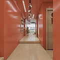 Modern Indoor Swimming Pool Facility With Spacious Lanes Glass Walls And Comfortable Rest Areas