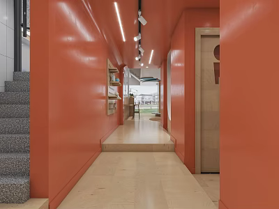 Modern Indoor Swimming Pool Facility With Spacious Lanes Glass Walls And Comfortable Rest Areas 3d model