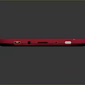 Touch HD Device With Red Case And Touch Screen Displaying Features