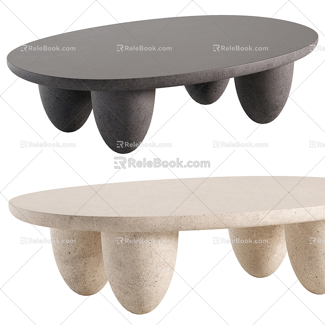 Nordic coffee table 3d model