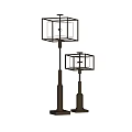Modern Floor Lamps With Square Frame Design And Two Size Options Tall Short